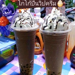 โกโก้ปั่นวิปครีมไข่มุก