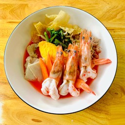 เตี๋ยวเย็นตาโฟ ไข่ม้วน กุ้ง