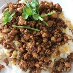 หมูสับทอดกระเทียมพริกไทย