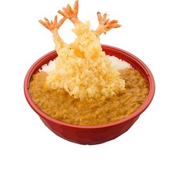 ข้าวแกงกะหรี่กุ้งเทมปุระ
