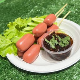 ยำแซ่บ ลูกชิ้นทอด
