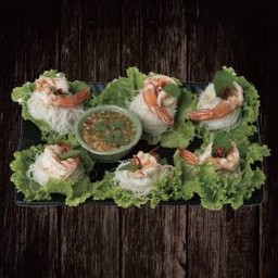 #10.)  เมี่ยงกุ้งสด  蝦麵生菜包