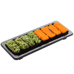 Mix Ebiko Gunkan & Hiyashi Wakame Maki