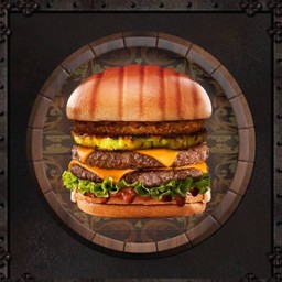 Australian Beef Honey Bbq Burger