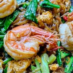 วุ้นเส้นผัดซีอิ้วกุ้ง