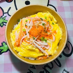 ข้าวไข่ข้นปูอัดไข่กุ้ง