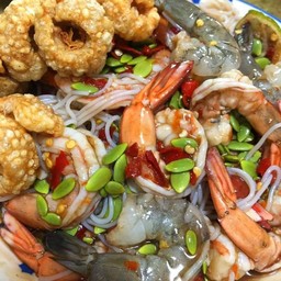 ตำซั่วกุ้งสะดุ้ง&ดิบ