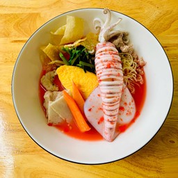 เตี๋ยวเย็นตาโฟ ไข่ม้วน หมึก