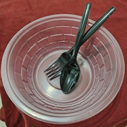 ถ้วย+ช้อนส้อม