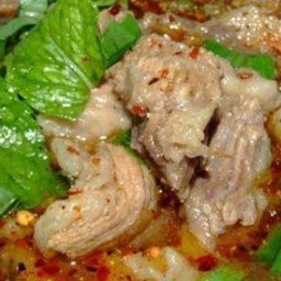 ต้มแซ่บเนื้อหมูสดอย่างเดียว