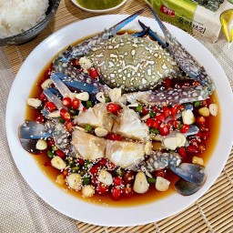 ปูม้าดองซีอิ๊วเกาหลี XXL ขนาด 2-3 ตัวโล ฟรีน้ำจิ้มซีฟู้ด