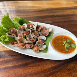 หอยแครงลวก