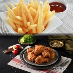 เฟรนช์ฟรายส์ & ไก่ทอด