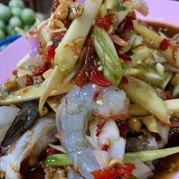 ตำแตงกุ้งสด