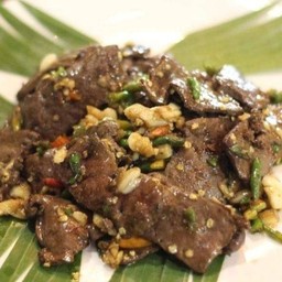 ตับผัดพริกขี้หนู