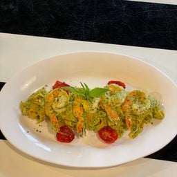 Pesto Shrimp Fettuccine