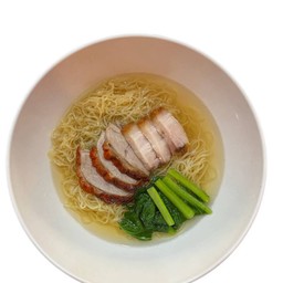 บะหมี่เป็ด&หมูกรอบ