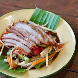 ตำลาวคอหมูย่าง