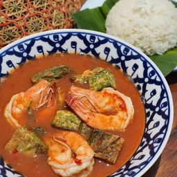 แกงส้มชะอมกุ้ง