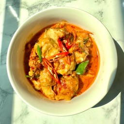 พะแนงหมูสับสด