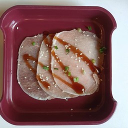 เพิ่มสันนอกหมูสไลด์ (ถาด)