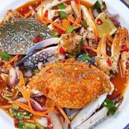ยำเหลาปูม้าสด