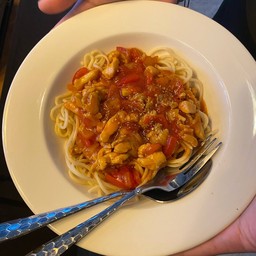 สปาเก็ตตี้ซอสมะเขือเทศ