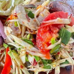 ตำกุ้งสด