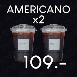 [Promotion] Americano x 2 อเมริกาโน่2แก้วสุดคุ้ม!