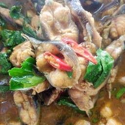แกงคั่วปลาดุกใบยี่หร่า
