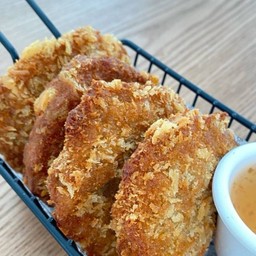 ทอดมันกุ้ง(4ชิ้น) Deep Fried Shrimp Cakes