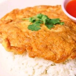 ข้าวไข่เจียวกุ้งสับ