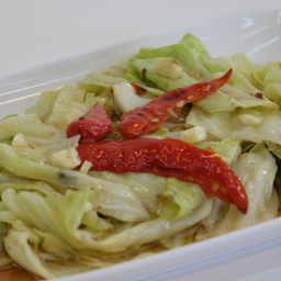 กะหล่ำผัดน้ำปลา