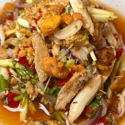 ยำไข่ปูเนื้อปู