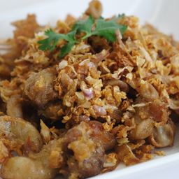 ไส้ตันทอดกระเทียม