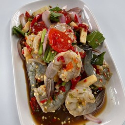 ยำกุ้งสด