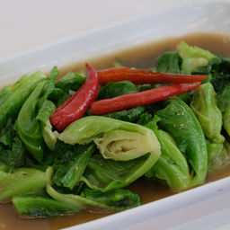 ผัดแขนงน้ำมันหอย