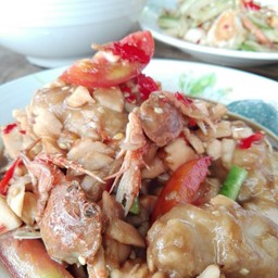 ส้มตำเวียงจันทน์@ลำพูน ถนนศรีบุญยืน ลำพูน
