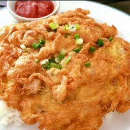 ข้าวไข่เจียวหมูสับ