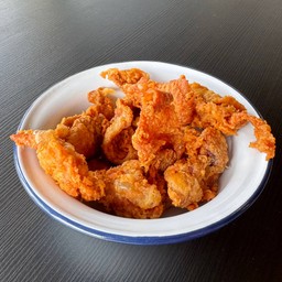 หนังไก่ทอด