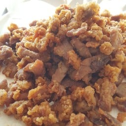 หมูสามชั้นทอด.