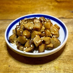 หมูซูวีชาชูหั่นเต๋าย่างไฟ