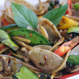 หอยลายผัดฉ่า