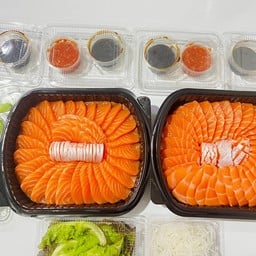 ซาซิมิ1kg  นอร์เวย์ พร้อมเครื่องเคียง