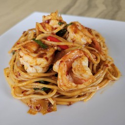สปาเก็ตตี้ พริกเผากุ้ง