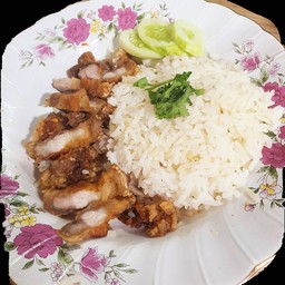 ข้าวมันหมูกรอบ/กระเพรา