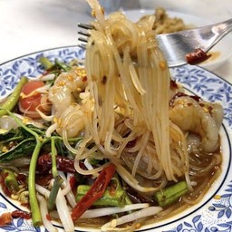 ตำเส้นเล็กกุ้งสด