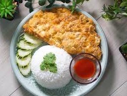 ข้าวไข่เจียวนุ่ม 3 ฟอง