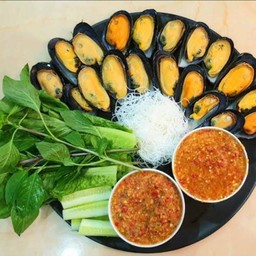 เมี่ยงหอยแมลงภู่ไซส์ XXL หอย5กล่อง ชุดเมี่ยง 1กล่อง