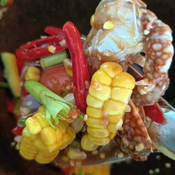 ตำข้าวโพดปูม้า